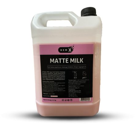 KemX Matte Milk 4,2kg - Műszerfalápoló (matt) Rágógumi illat
