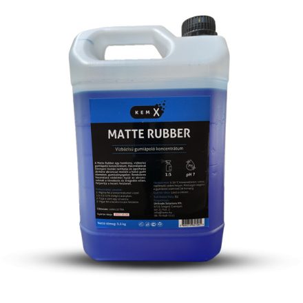 KemX Matte Rubber 5,5kg - Gumiápoló, matt hatással